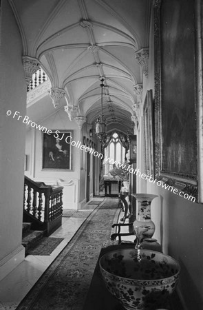 BIRR CASTLE  CASTLE  STAIRS SHOWING SPANISH COFFER